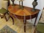 Antique half-moon console table, Italy early 19th century