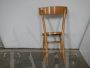 Vintage beech wood bistro chair, 1950s