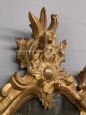 Antique baroque style gold leaf mirror, 18th century