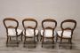 Set of four antique Louis Philippe chairs, 19th century