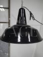 70's industrial funnel lamp