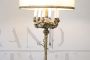 Antique Florentine style brass floor lamp, 1960s