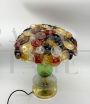 Design table lamp in hand-crafted multicolored Murano glass