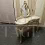 Venetian baroque style dressing table painted with floral motifs