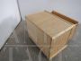 60's bamboo bedside table - small chest of drawers