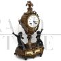 Antique Napoleon III gilt bronze clock - 19th century