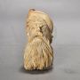 Vintage meerschaum pipe with bearded man carving