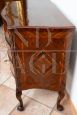 Antique Louis XIV Neapolitan chest of drawers in walnut briar