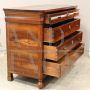 Antique classic capuchin dresser from the Charles X era, 19th century Italy