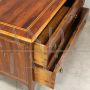 Antique Louis XV dresser in inlaid rosewood, 18th century Italy