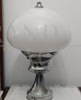 Vintage table lamp with chrome base