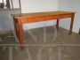 Large fir work table from the 1970s