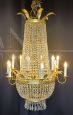 Empire style hot air balloon chandelier