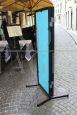 Large vintage folding atelier mirror, Italy 1970s