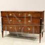 Antique Directoire chest of drawers in walnut, Italy 18th century
