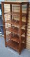 Vintage teak whatnot open bookcase from the 1950s