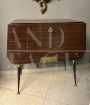 Vintage rosewood bar cabinet with internal light, 1960s    