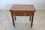 Antique extendable poplar kitchen table from the 19th century