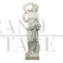 Group of 4 statues depicting the Four Seasons in white marble