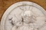 Pair of round marble bas-reliefs from the 19th century