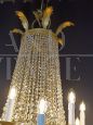 Empire style hot air balloon chandelier