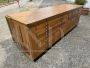 Haberdashery counter cabinet with drawers in solid oak