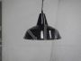 Vintage Industrial D34 Black Metal Funnel Lamp, 1940s