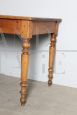 Antique Provençal table from the late 19th century restored in patina