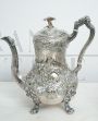 Antique Sheffield George III silver tea or coffee service, 19th century