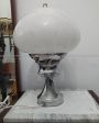 Vintage table lamp with chrome base