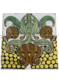 Cantagalli tile from the early 1900s