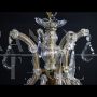 Maria Teresa chandelier in Bohemian crystal with 8 lights