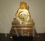 Antique mercury gilt bronze clock