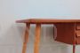 Mid-century desk with light blue formica top, Italy 1960s