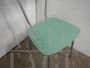 Pair of vintage green formica chairs, 1960s