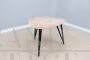 Vintage tripod coffee table with pink marble top, 1950s  