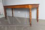 Large antique Louis Philippe table in cherry wood, mid-19th century