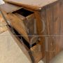 Small antique Tuscan dresser in chestnut wood, Italy late 18th century