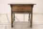 Antique rustic bedside table with drawer from the early 1900s