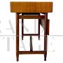 Design desk with chair in solid wood and teak from the 60s