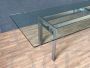 Doge table by Carlo Scarpa for Simon in glass and steel