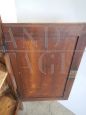 Notched sideboard in cherry wood, Venetian manufacture from the 50s