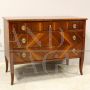 Antique Directoire period chest of drawers in walnut, Italy 18th century   