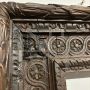 Large antique 19th century frame in carved solid walnut