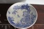 Large antique Japanese porcelain plate from the Meiji period