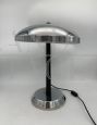 Chrome table lamp from the 70s attributable to Reggiani