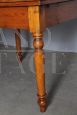 Antique 19th century Tuscan extendable table with original extensions