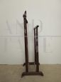 Vintage 1950s valet stand bedroom coat hanger in solid wood