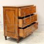 Antique chest of drawers in inlaid walnut, 18th century Italy