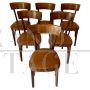 Set of six bistro chairs from the 1950s